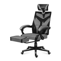 Huzaro Combat 5.0 Silla para videojuegos de PC Asiento de malla Negro, Gris