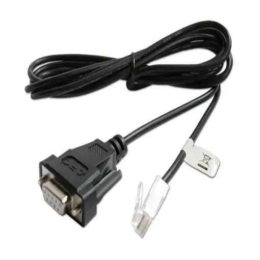 APC AP940-0625A cambiador de género para cable DB9 RJ45 Negro