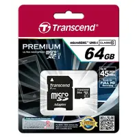 Transcend TS64GUSDU1 memoria flash 64 GB MicroSDXC MLC Clase 10