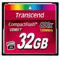 Transcend TS32GCF800 memoria flash 32 GB CompactFlash MLC