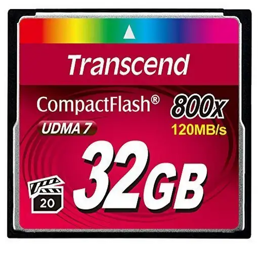Transcend TS32GCF800 memoria flash 32 GB CompactFlash MLC