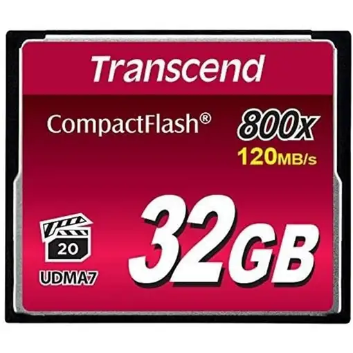 Transcend TS32GCF800 memoria flash 32 GB CompactFlash MLC