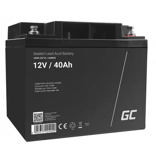 Green Cell AGM22 batería para sistema ups Sealed Lead Acid (VRLA) 12 V 40 Ah Green Cell AGM22 batería para sistema ups Sealed Lead Acid (VRLA) 12 V 40 Ah