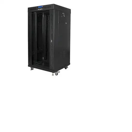 Lanberg FF01-6622-12BL armario rack 22U Rack o bastidor independiente Negro
