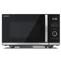 Sharp YC-QS254AE-B microondas Negro, Acero inoxidable Solo microondas Encimera 25