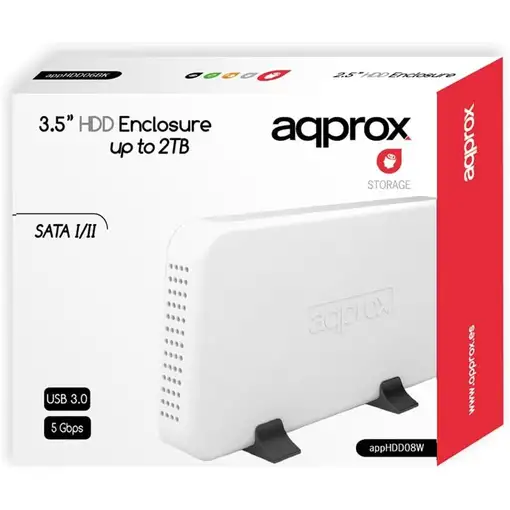 Approx appHDD08W Blanco 3.5''