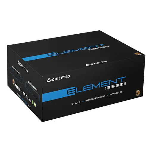 Chieftec ELP-700S unidad de fuente de alimentación 700 W 20+4 pin ATX PS/2 Negro