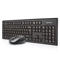A4Tech 7100N desktop teclado Ratón incluido Juego RF inalámbrico QWERTY Inglés