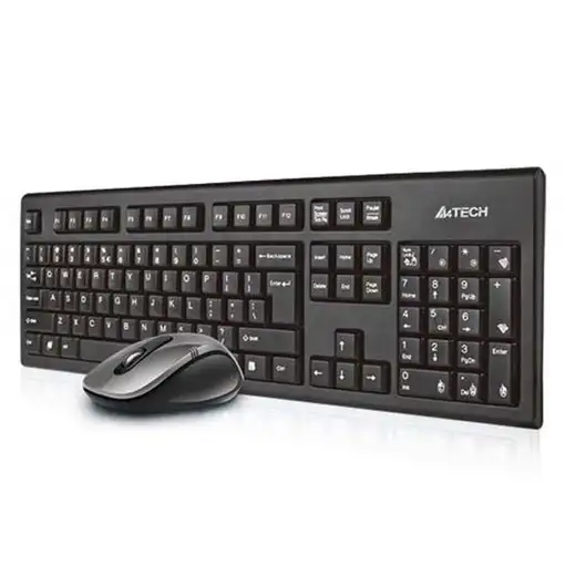 A4Tech 7100N desktop teclado Ratón incluido Juego RF inalámbrico QWERTY Inglés