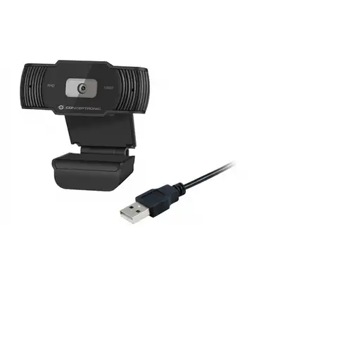 Conceptronic AMDIS04B cámara web 1920 x 1080 Pixeles USB 2.0 Negro