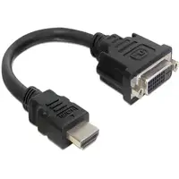DeLOCK 0.2m HDMI-DVI M/F 0,2 m HDMI tipo A (Estándar) DVI-D Negro