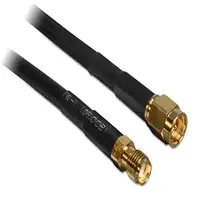 DeLOCK 2m SMA m/f cable coaxial CFD200 Negro
