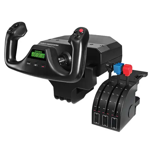 Logitech G 945-000004 mando y volante Negro USB Simulador de Vuelo Analógico/Digit