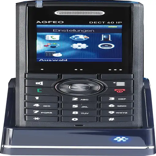 AGFEO DECT 60 IP Teléfono DECT Negro