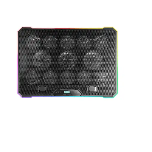 Mars Gaming MNBC13, Base Refrigeradora y Stand para Portátiles Hasta 17”, Iluminac