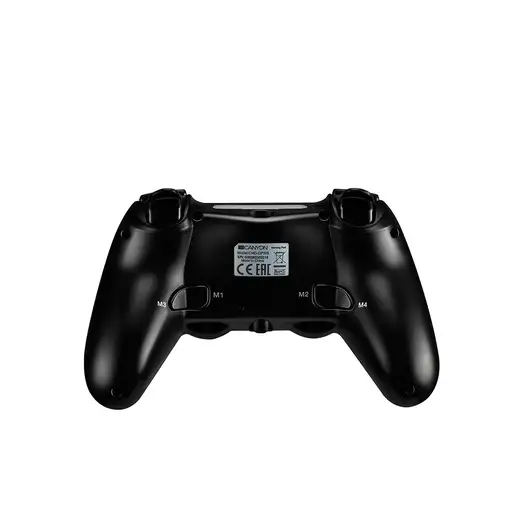 Canyon Gamepad GP-W5 Conexión inalámbrica 2.4GHz para PS4 y PC, Negro
