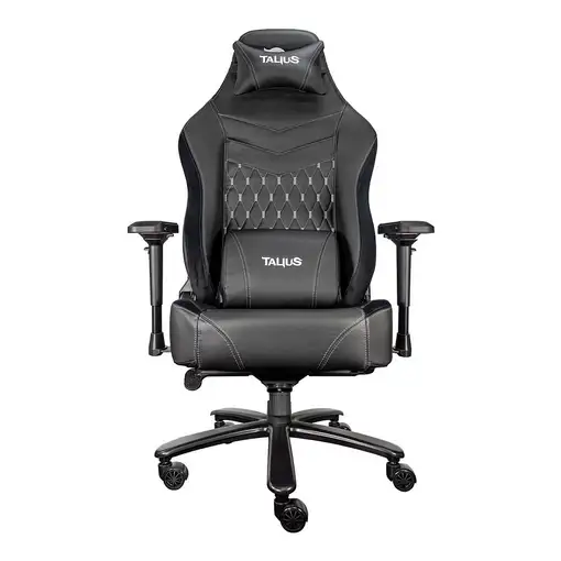 TALIUS Mamut Silla para videojuegos universal Asiento acolchado Negro, Gris TALIUS Mamut Silla para videojuegos universal Asiento acolchado Negro, Gris