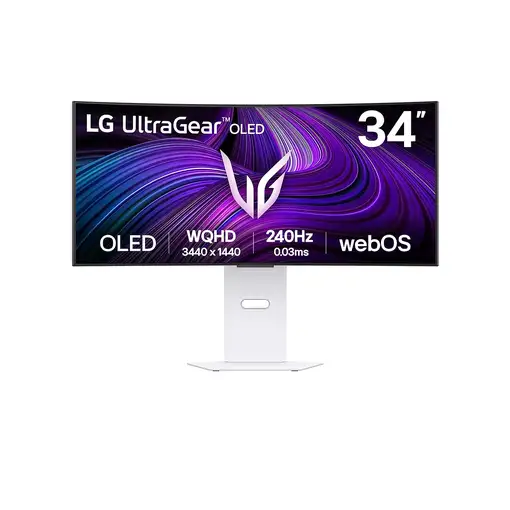 LG 34GX90SA-W pantalla para PC 86,4 cm (34") 3440 x 1440 Pixeles Wide Quad HD OLED