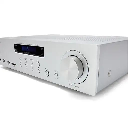 Aiwa AMU-120BTSL amplificador de audio 2.0 canales Hogar Gris