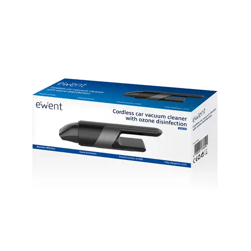 Ewent EW2400 aspiradora de mano Negro Sin bolsa