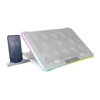 Mars Gaming MNBC13, Base Refrigeradora y Stand para Portátiles Hasta 17”, Iluminac