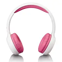 Lenco HP-010PK auricular y casco Auriculares Alámbrico Diadema Música Rosa, Blanco