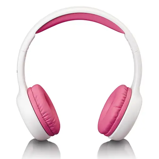Lenco HP-010PK auricular y casco Auriculares Alámbrico Diadema Música Rosa, Blanco