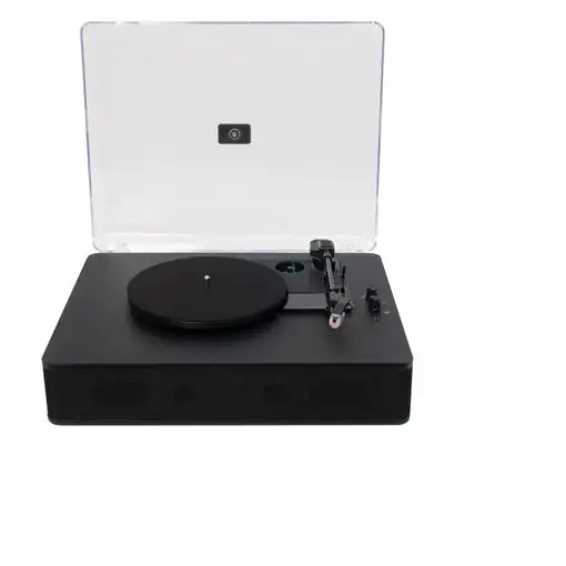 Tocadiscos MP3 Negro 3W VINYL-25AMP FONESTAR