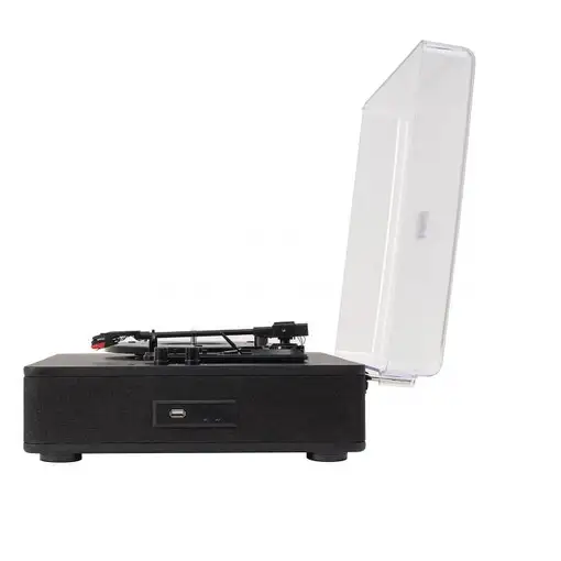 Tocadiscos MP3 Negro 3W VINYL-25AMP FONESTAR