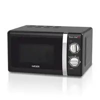 Haeger MW-70B.007A microondas Negro Solo microondas Encimera 20 L 700 W
