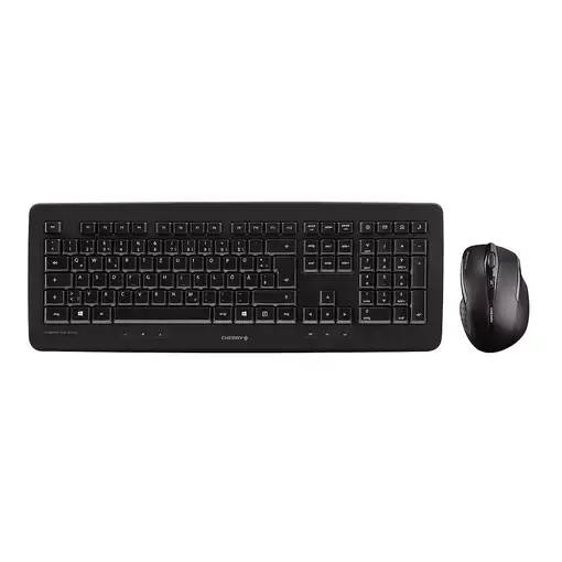 CHERRY DW 5100 teclado Ratón incluido Universal RF inalámbrico Francés Negro