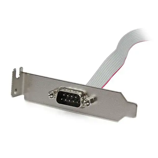 StarTech.com Adaptador de 0.4m Header Cabezal Bracket Serie Serial DB9 RS232 a IDC