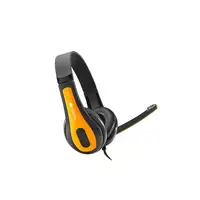 Canyon Auricular HSC-1 PC Mic Flat 2m Negro/Amarillo