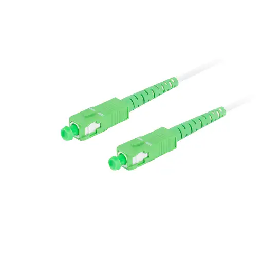 Lanberg FO-SASA-SS21-0250-WH Cable de fibra óptica e InfiniBand 25 m SC Blanco