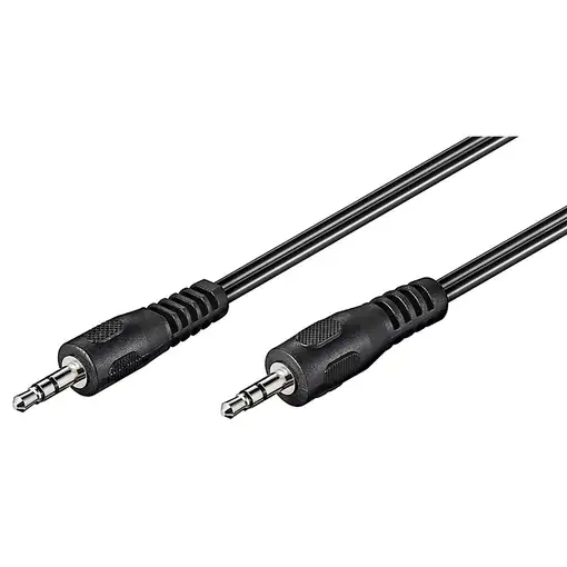 Goobay 50019 cable de audio 1,5 m 3,5mm Negro
