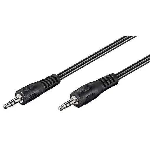 Goobay 50430 cable de audio 5 m 3,5mm Negro