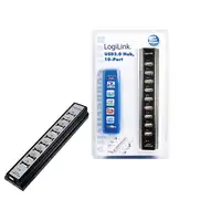 LogiLink UA0096 hub de interfaz 480 Mbit/s Negro