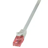 LogiLink 5m Cat.6 U/UTP cable de red Gris Cat6 U/UTP (UTP)
