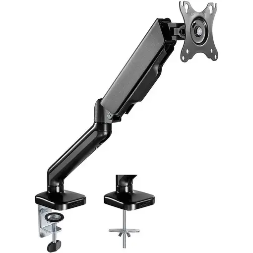 Goobay 58530 soporte para monitor 81,3 cm (32'') Escritorio Negro