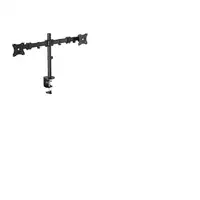 SOPORTE Monitor ESCRITORIO EQUIP 2 BRAZOS 13-27" VESA 75/100 MONTAJE PINZA