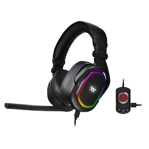 Thermaltake ARGENT H5 RGB Auriculares Alámbrico Diadema Juego Negro