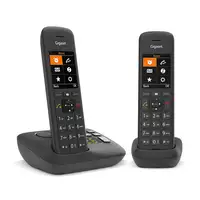 Gigaset C575A Duo Teléfono DECT/analógico Identificador de llamadas Negro