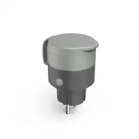 Hama Outdoor toma de corriente Tipo E Gris