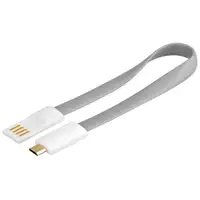 Goobay USB 2.0 A/micro-B 0.2m cable USB 0,2 m USB A Micro-USB B Gris