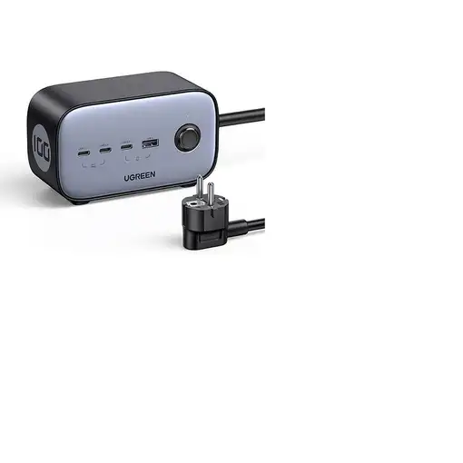 Ugreen DigiNest Pro 1 salidas AC Tipo C 1,8 m 4 3680 W Negro