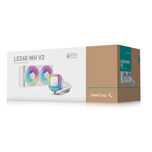 DeepCool LE240 V2 Procesador Sistema de refrigeración líquida todo en uno 12 cm Bl