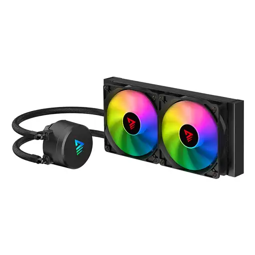 Savio VELOX 240 mm Carcasa del ordenador Kit de refrigeración líquida 12 cm Negro
