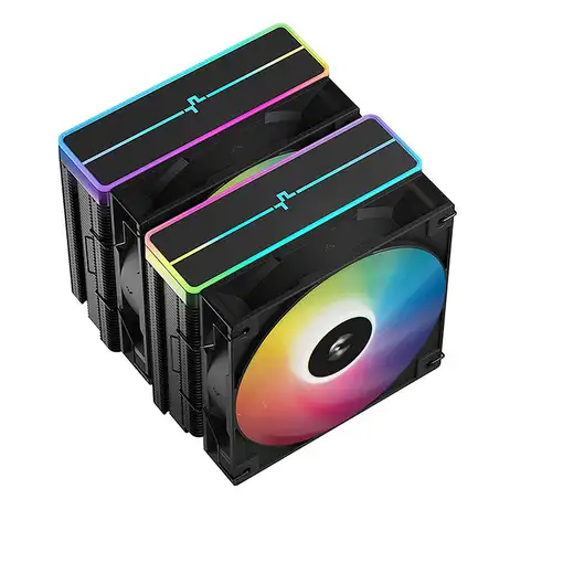 DeepCool AG620 BK ARGB V2 Conjunto de chips, Placa base Refrigerador de aire 12 cm