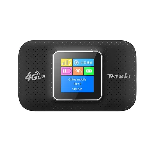 Tenda 4G185 router inalámbrico Banda única (2,4 GHz) 4G Negro