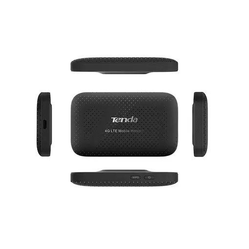 Tenda 4G185 router inalámbrico Banda única (2,4 GHz) 4G Negro